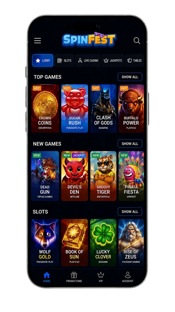 Spinfest application